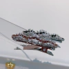 Bilateral Czech diamond and gold-plated jewelry clips Application Scenario